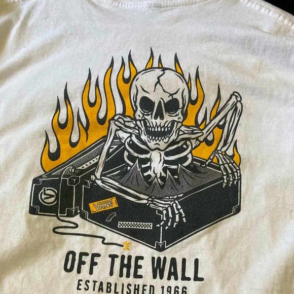 Vans Other - Vans white long sleeve shirt size large